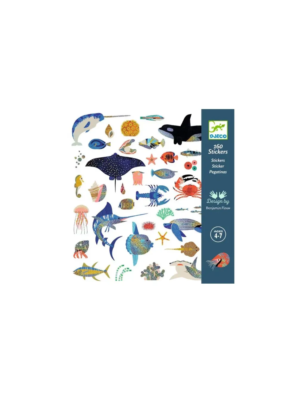 Djeco Stickers Océan - Clearance