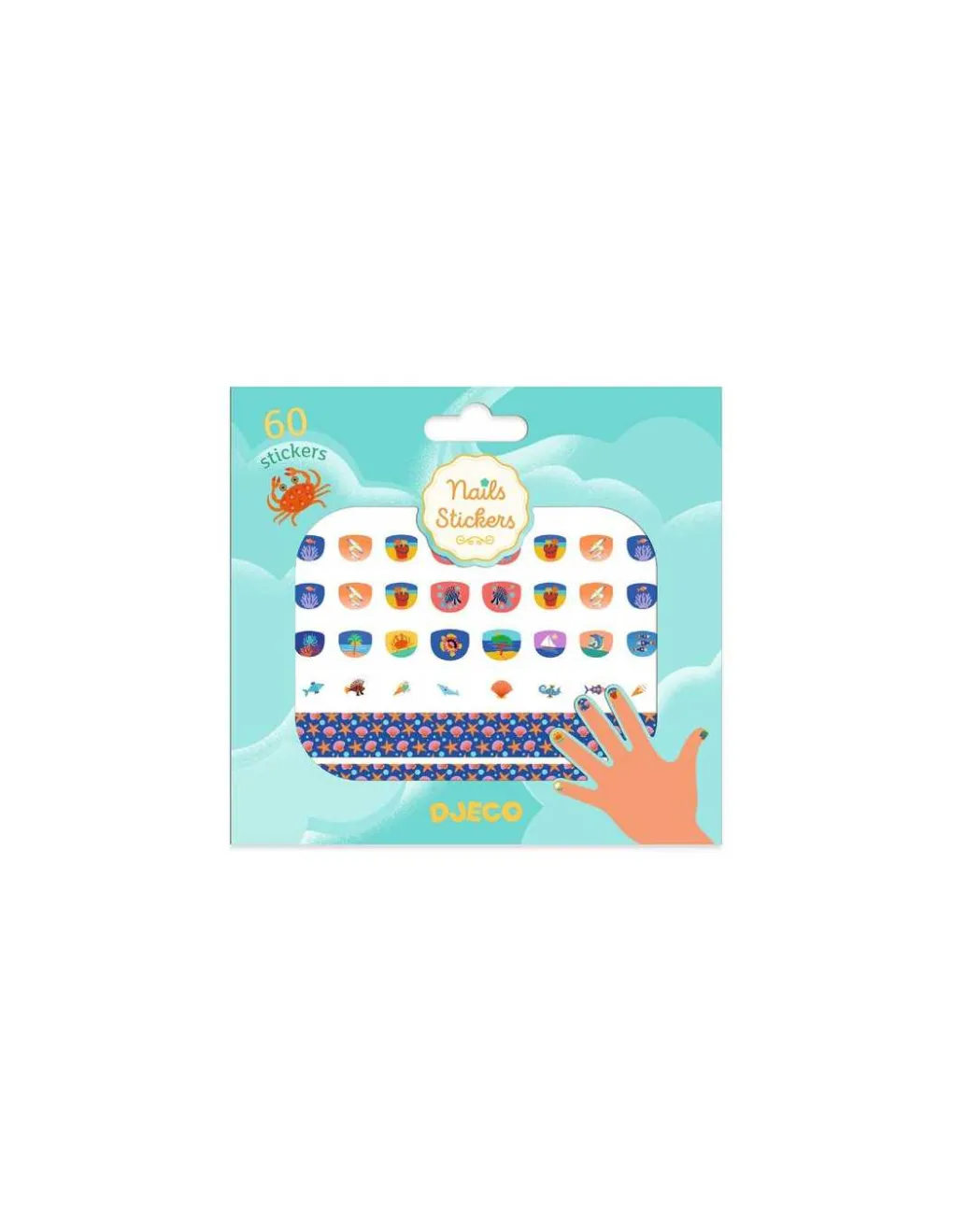 Djeco Stickers pour les ongles Méditerranée - Clearance