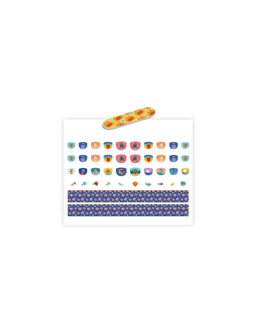 Djeco Stickers pour les ongles Méditerranée - Clearance
