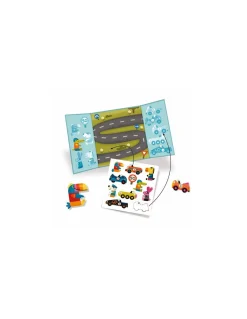 Djeco Stickers repositionnables les voitures - New
