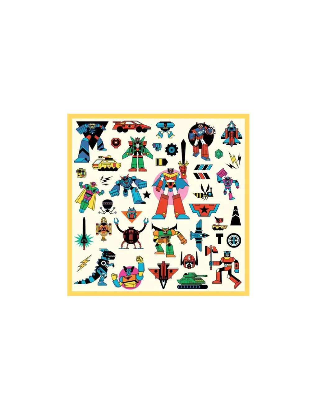 Djeco Stickers Robots -