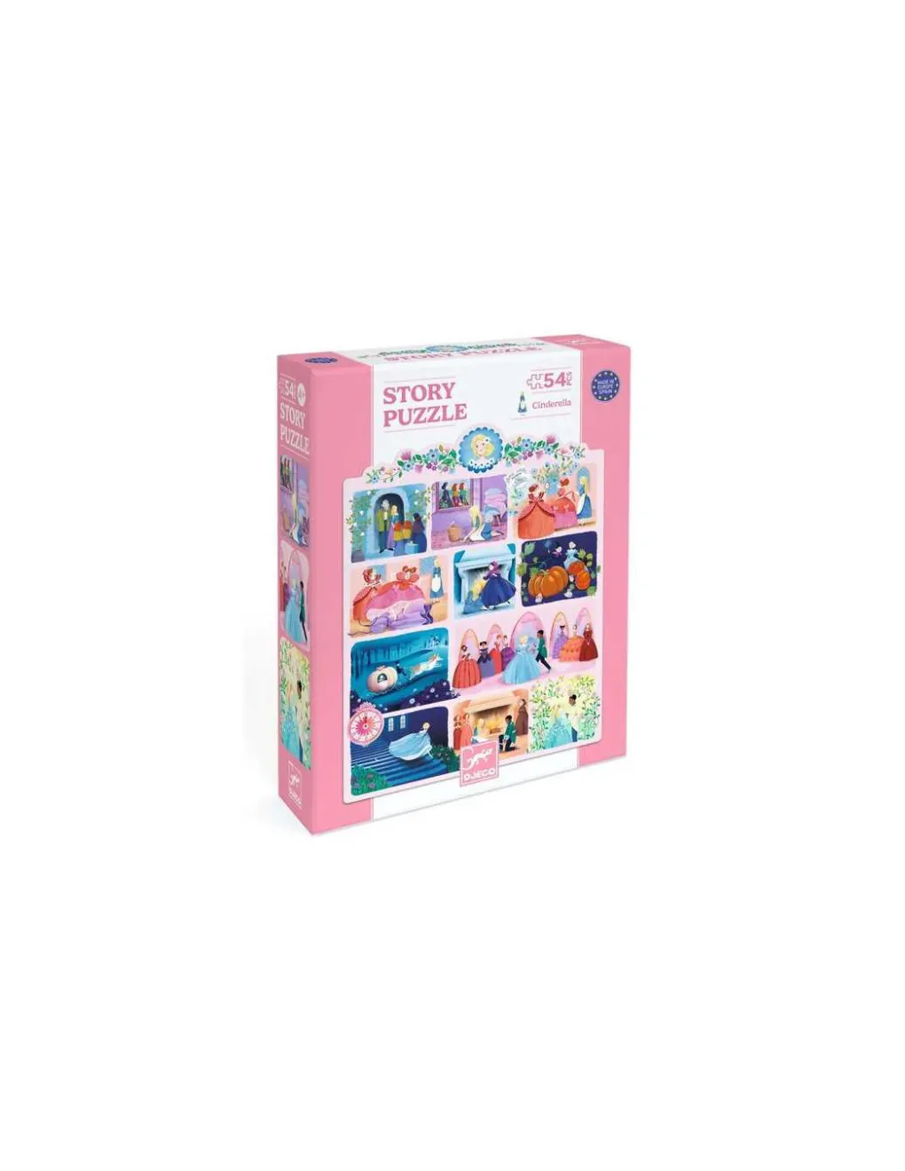 Djeco Story puzzle Cendrillon 54 pièces -