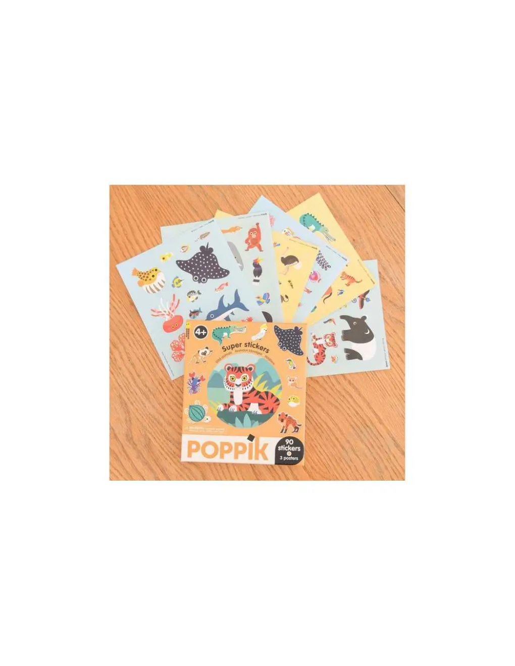 Poppik Super stickers Animaux sauvages - Sale