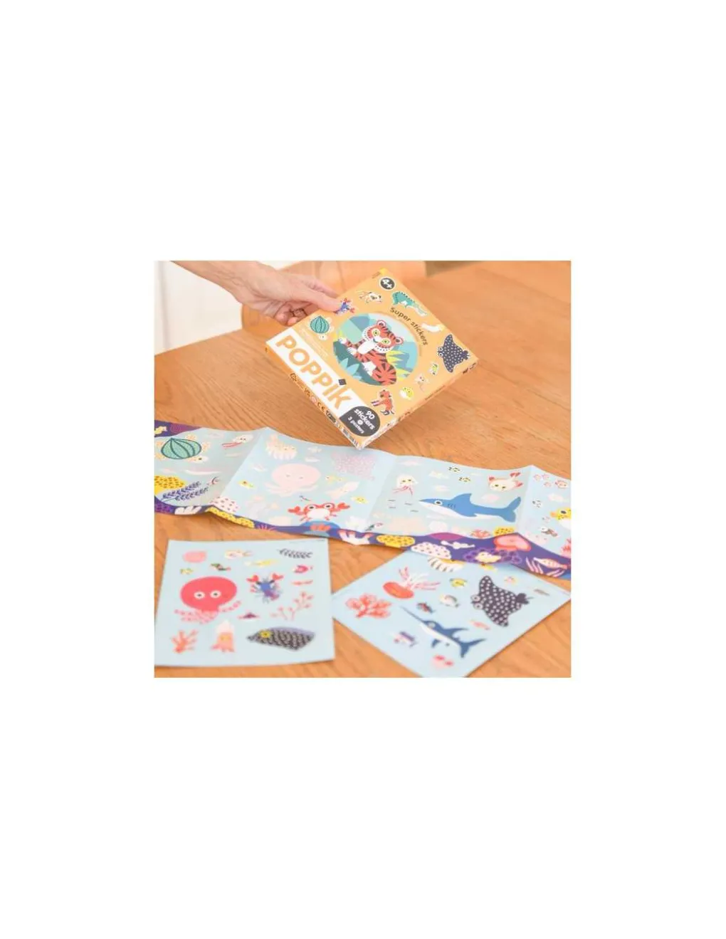 Poppik Super stickers Animaux sauvages - Sale