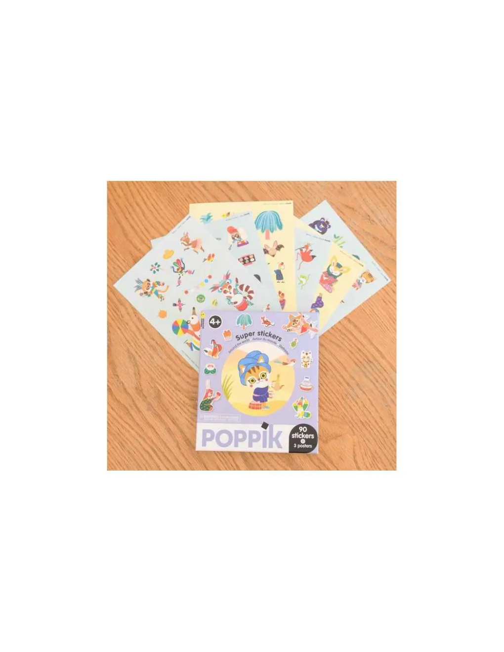 Poppik Super stickers Autour du monde - Sale