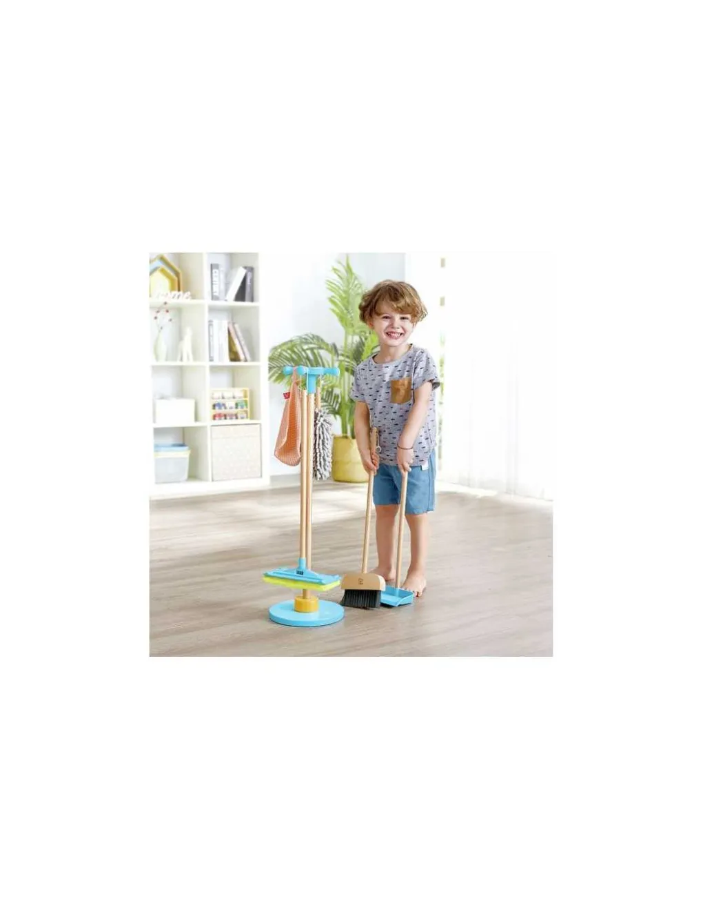 Hape Toys Support pour balais et set de nettoyage - Hape Best