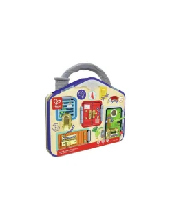 Hape Toys Tableau d'activités multi-fermetures - Hape Best