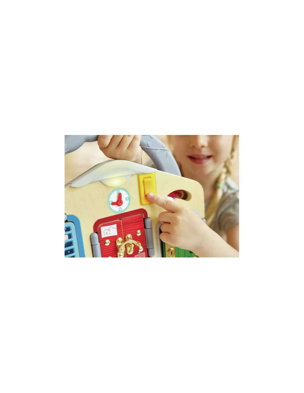 Hape Toys Tableau d'activités multi-fermetures - Hape Best