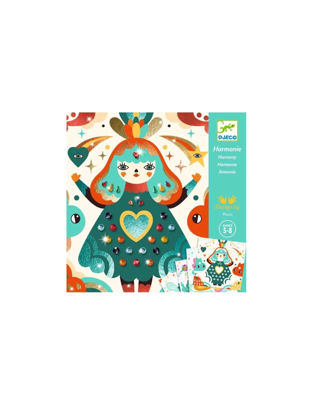 Djeco Tableaux à métalliser Harmonie - Discount