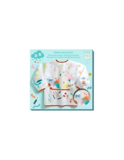Djeco Tablier avec poche Gommettes et crayons - New