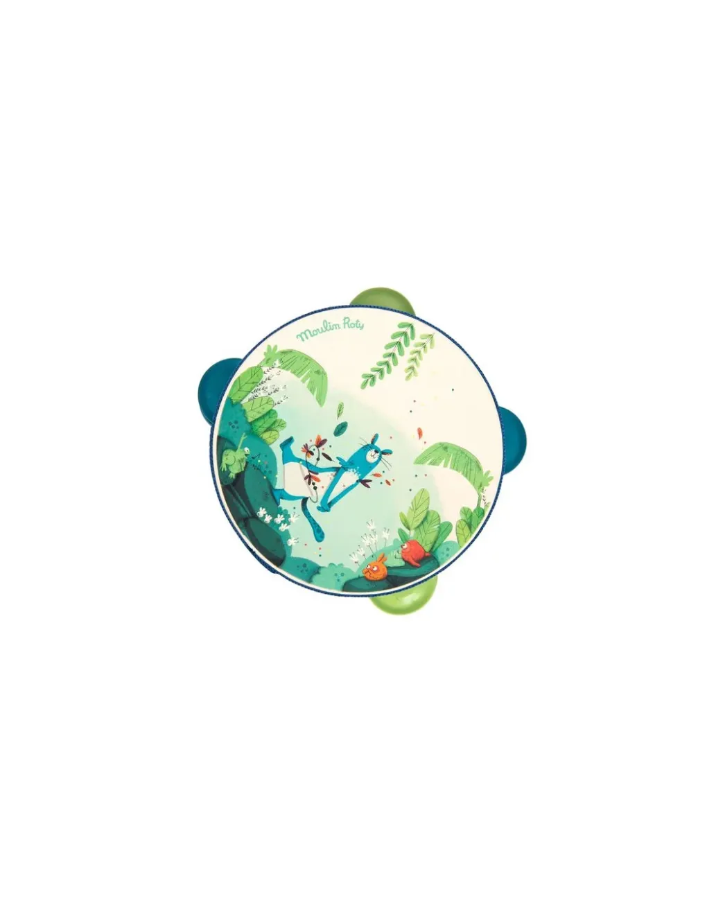 Moulin Roty Tambourin bleu Dans la jungle - Outlet