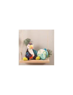 Moulin Roty Tambourin bleu Dans la jungle - Outlet