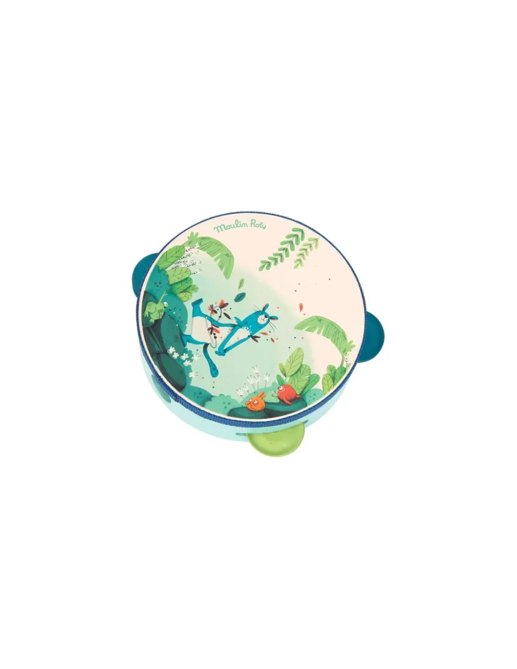Moulin Roty Tambourin bleu Dans la jungle - Outlet