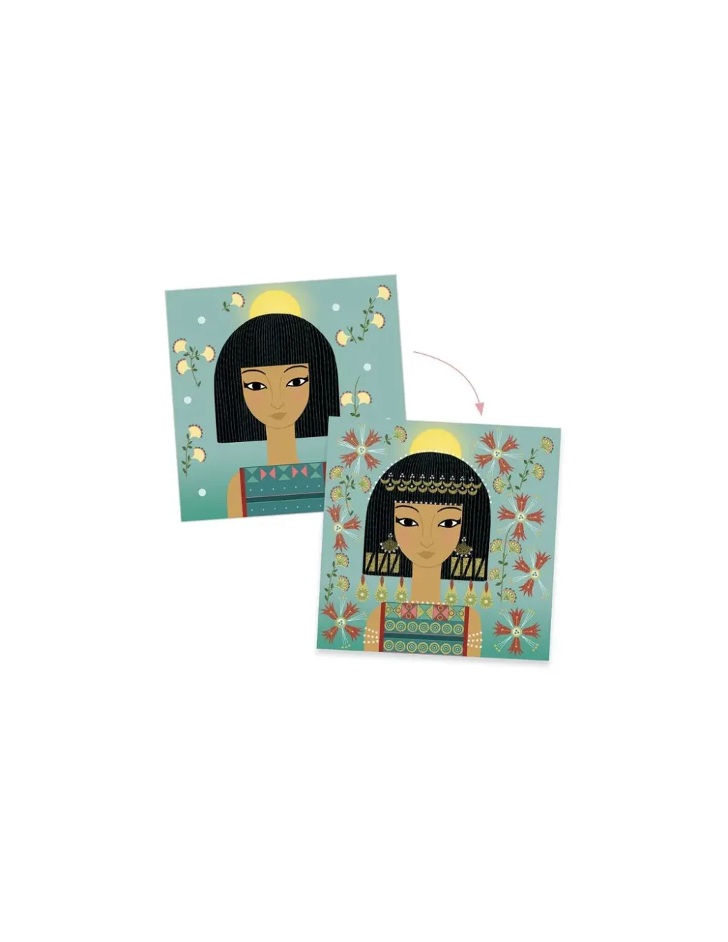Djeco Tampons Motifs et parures - Outlet