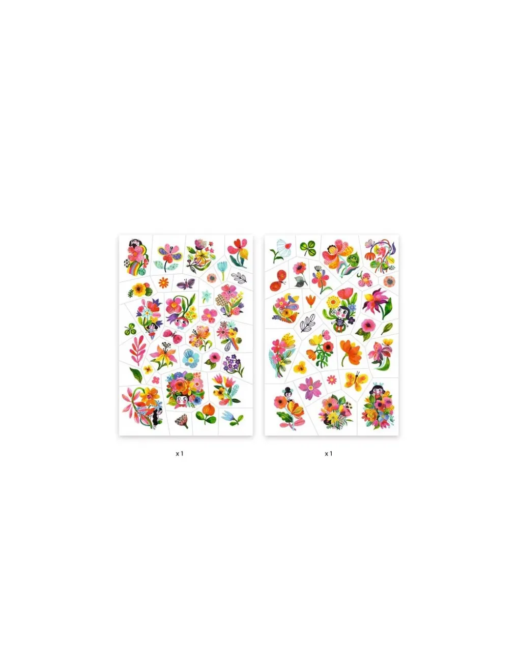Djeco Tatouages Aqua flor -