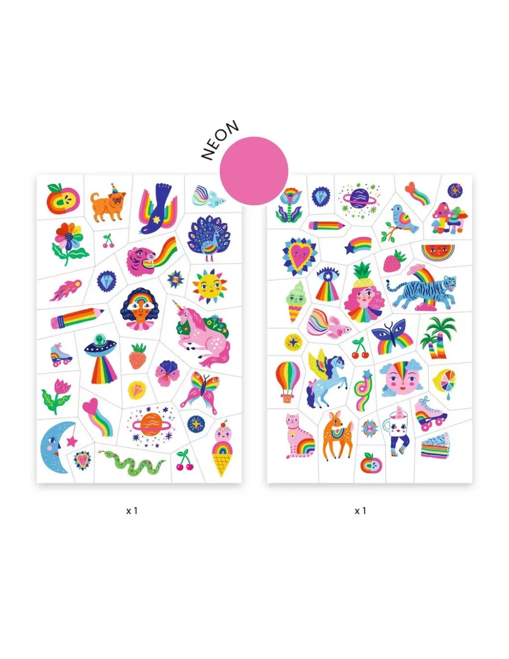 Djeco Tatouages Rainbow - Discount
