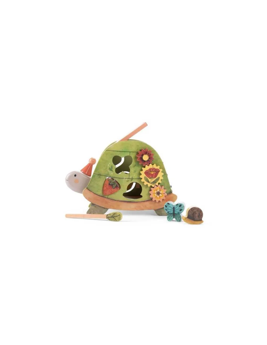 Moulin Roty Tortue d'activités Trois petits lapins - Outlet
