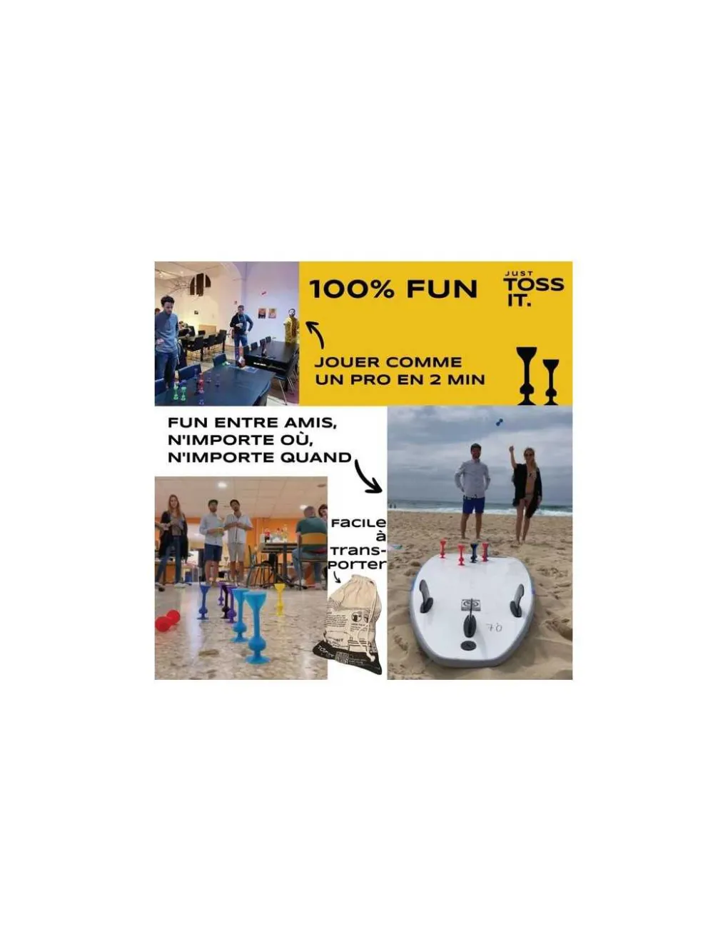 Tossit Pack Famille - Jeu de fléchettes ventouse Online