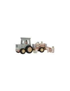 Little Dutch Tracteur avec remorque Little Farm - Discount