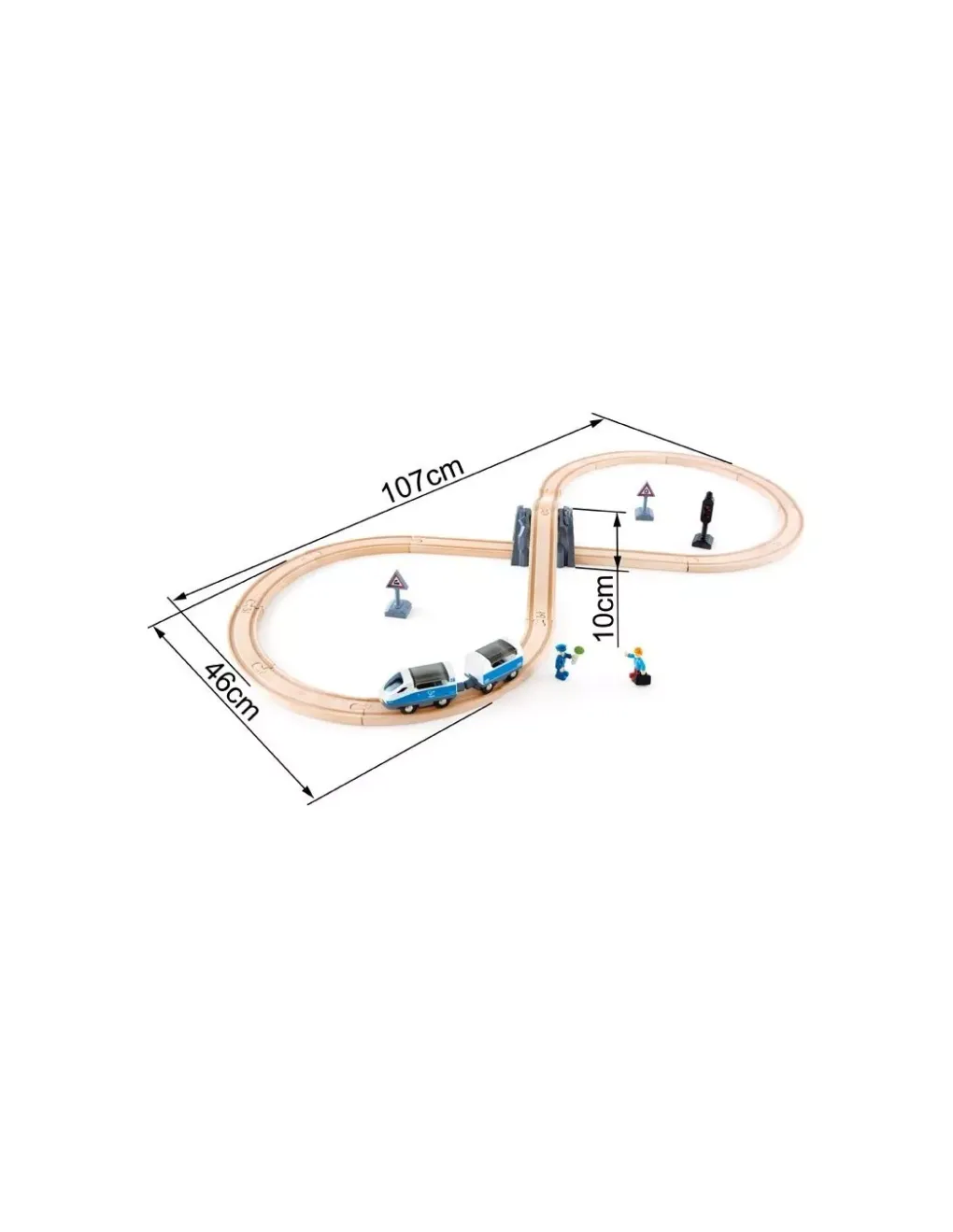 Hape Toys Train de passagers circuit en huit - Hape New