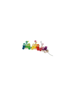 Janod Train géant multicolore zigolos - Sale