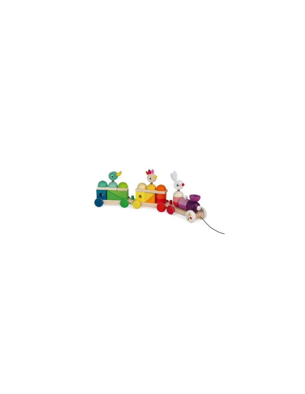 Janod Train géant multicolore zigolos - Sale