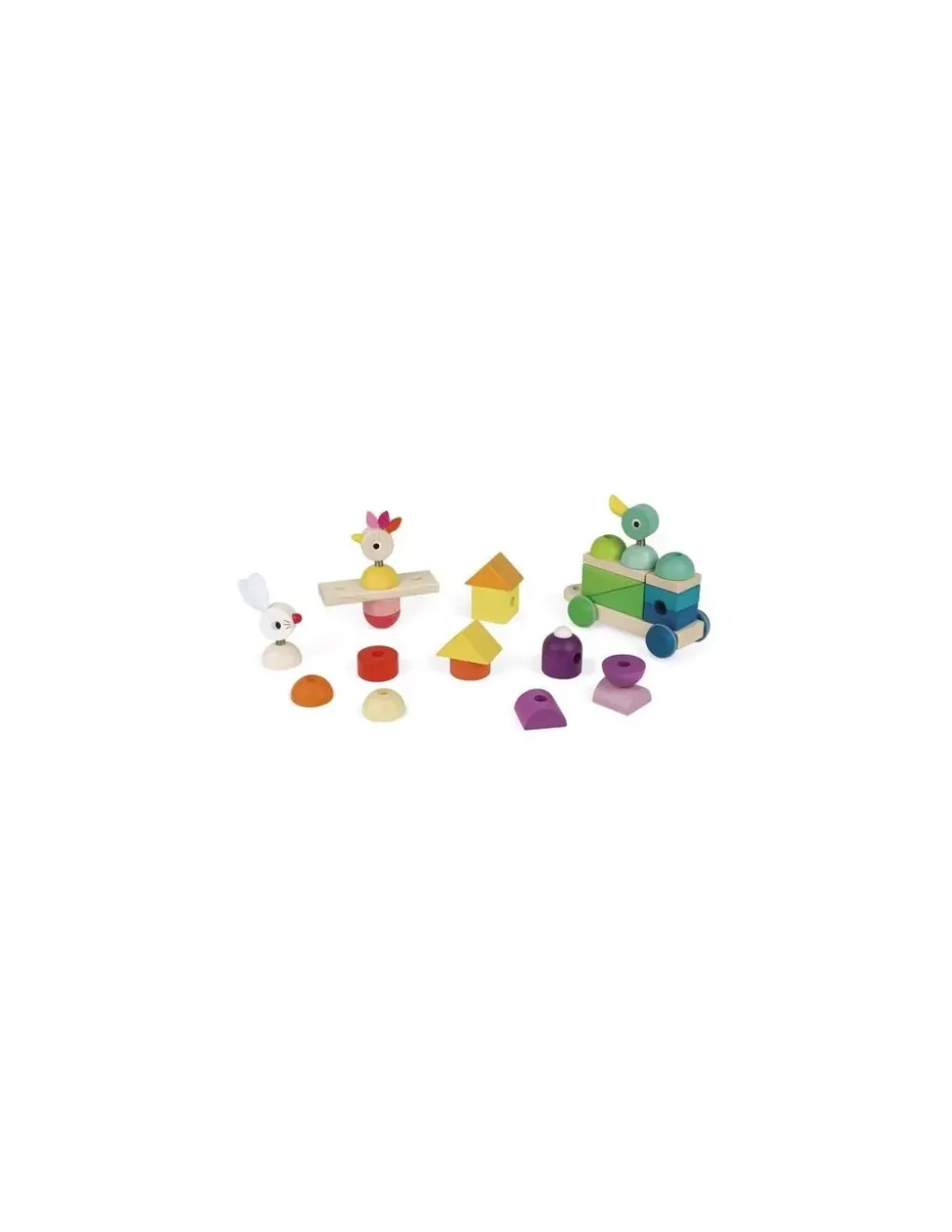 Janod Train géant multicolore zigolos - Sale