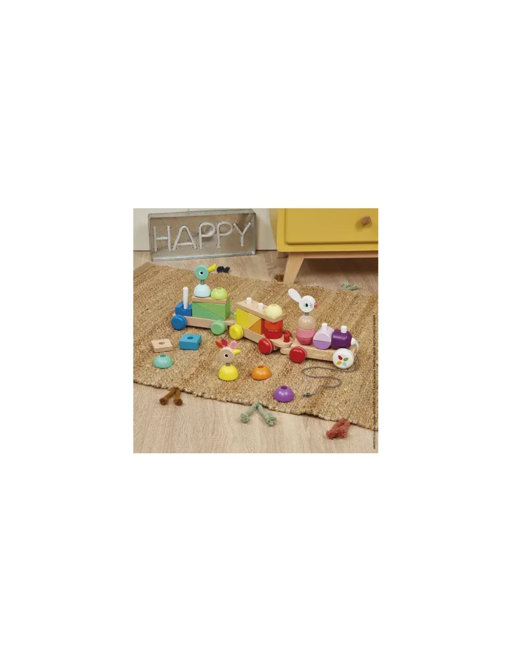 Janod Train géant multicolore zigolos - Sale