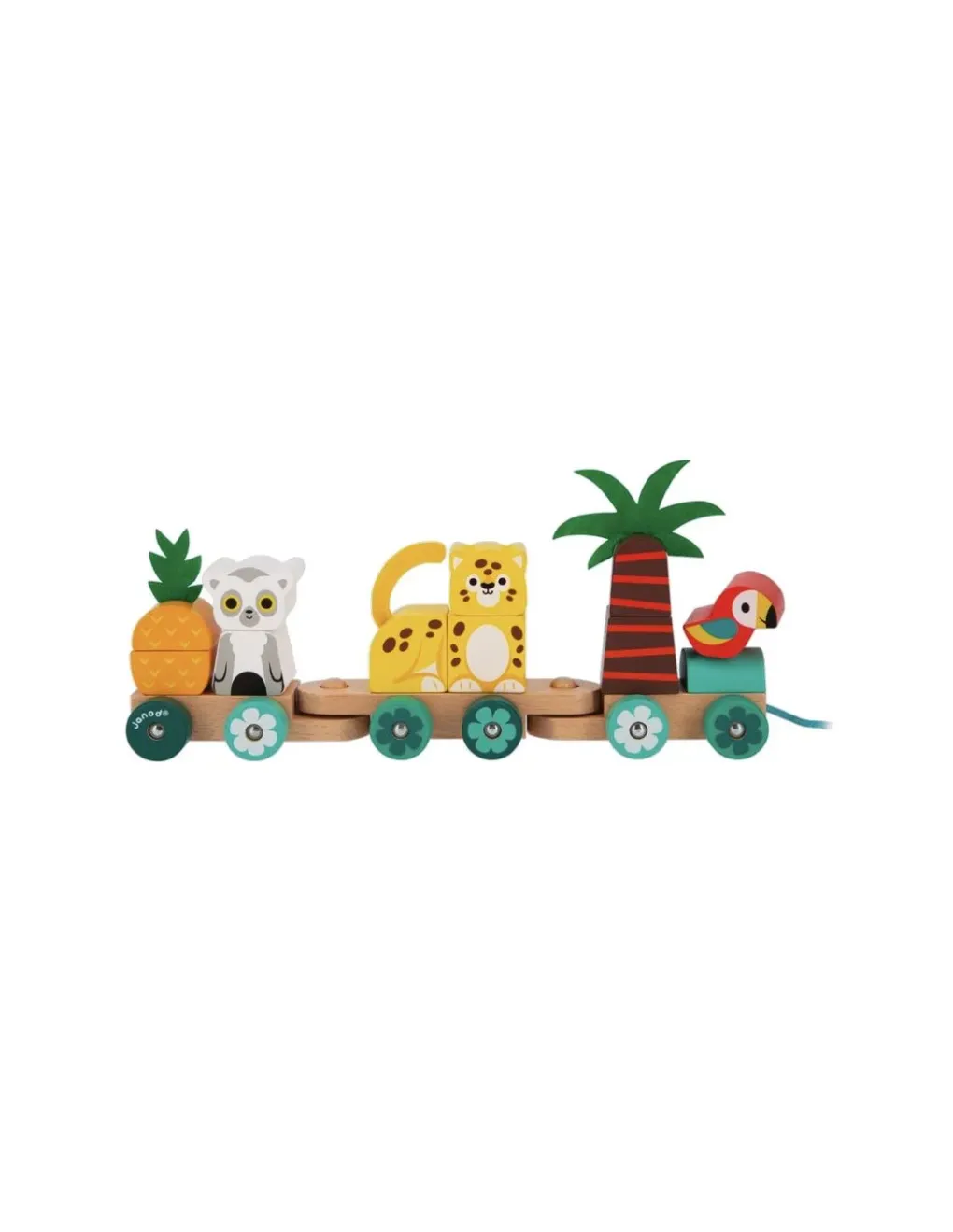 Janod Train tropical à tirer Tropik - Clearance