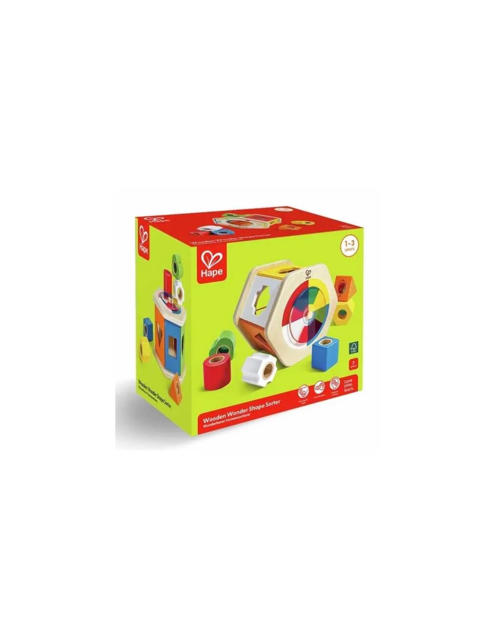 Hape Toys Trieur de formes en bois - Hape Outlet