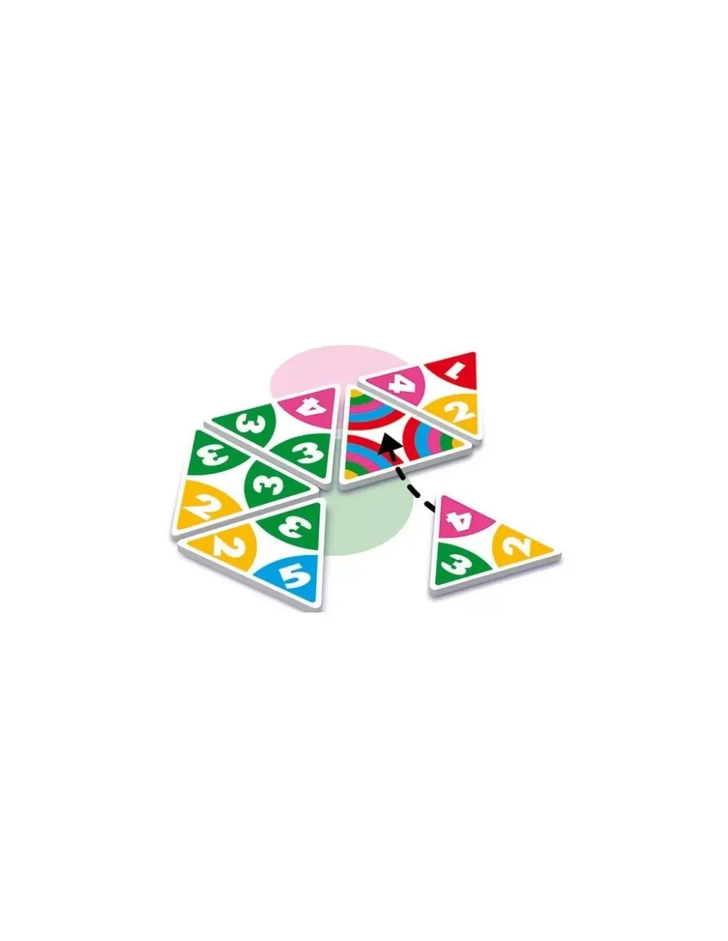 Goliath Triominos junior - jeu Hot