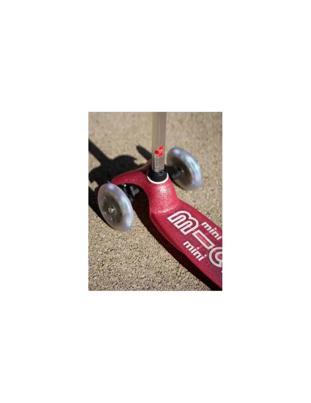 Micro Mobility Trottinette Mini Micro Deluxe LED Glitter rose -
