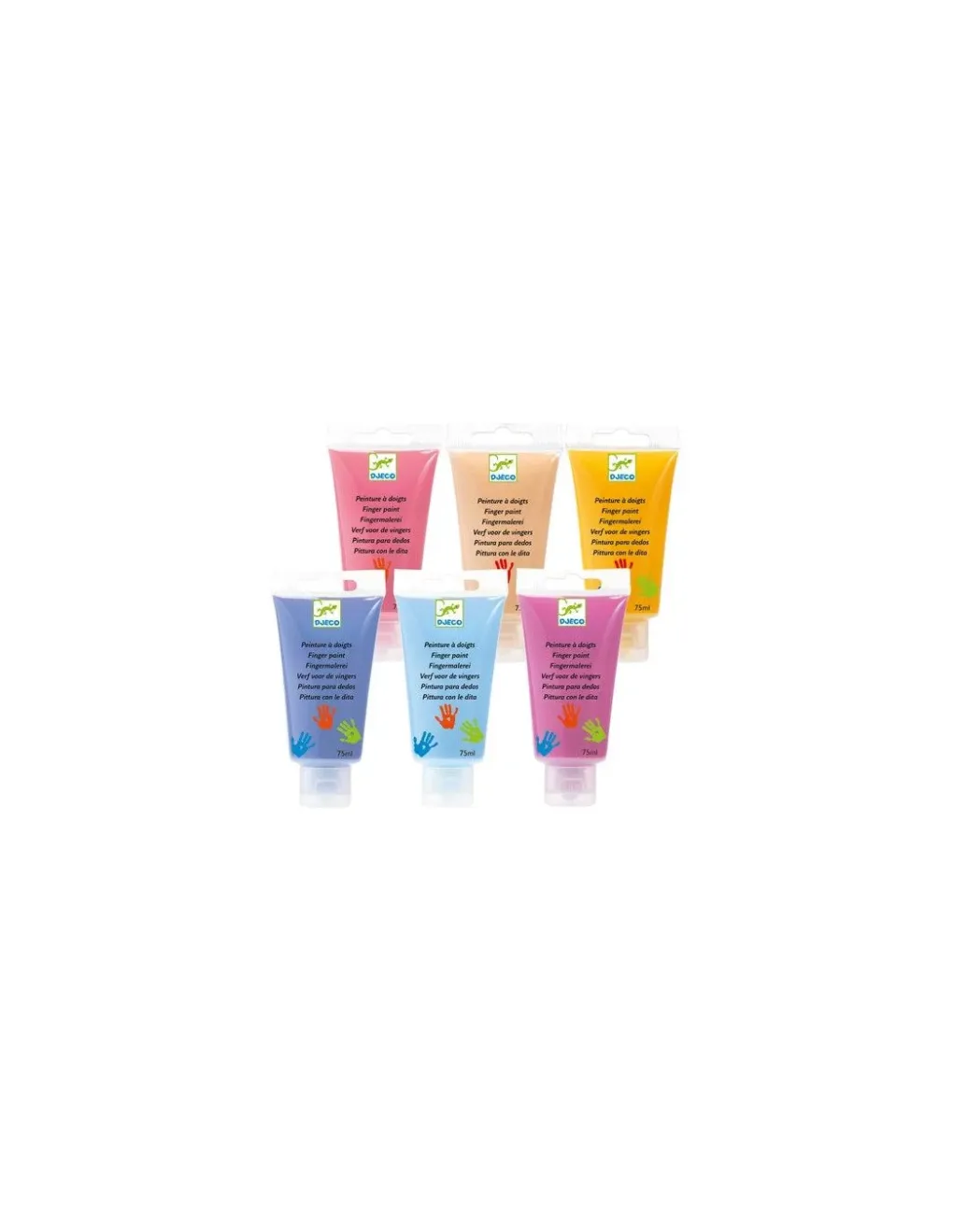 Djeco Tubes de peinture à doigts sweet - Outlet