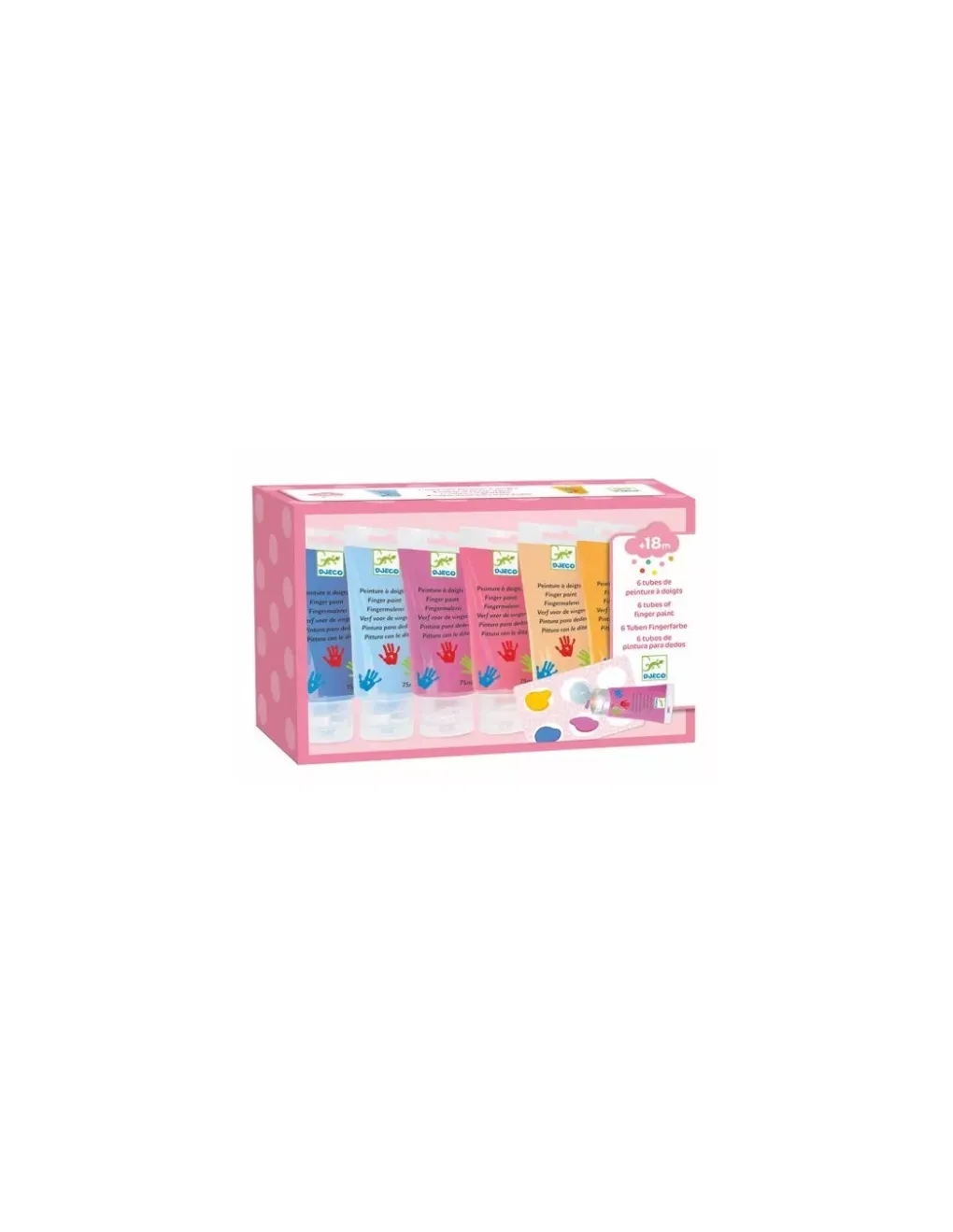 Djeco Tubes de peinture à doigts sweet - Outlet