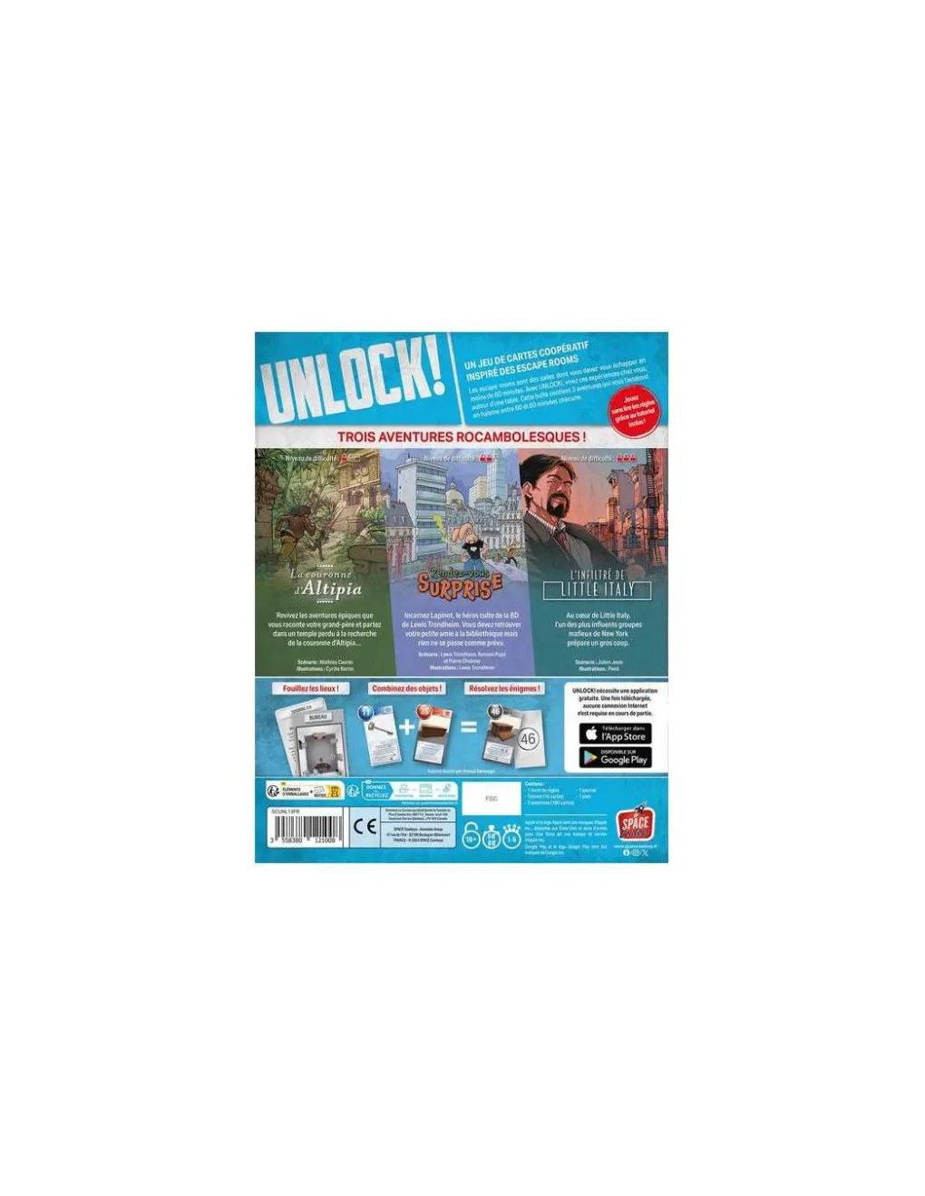 Asmodee Unlock! Risky Adventures - Space cowboys