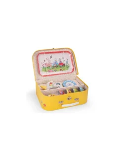 Moulin Roty Valise dinette thé métal La Grande Famille - Discount