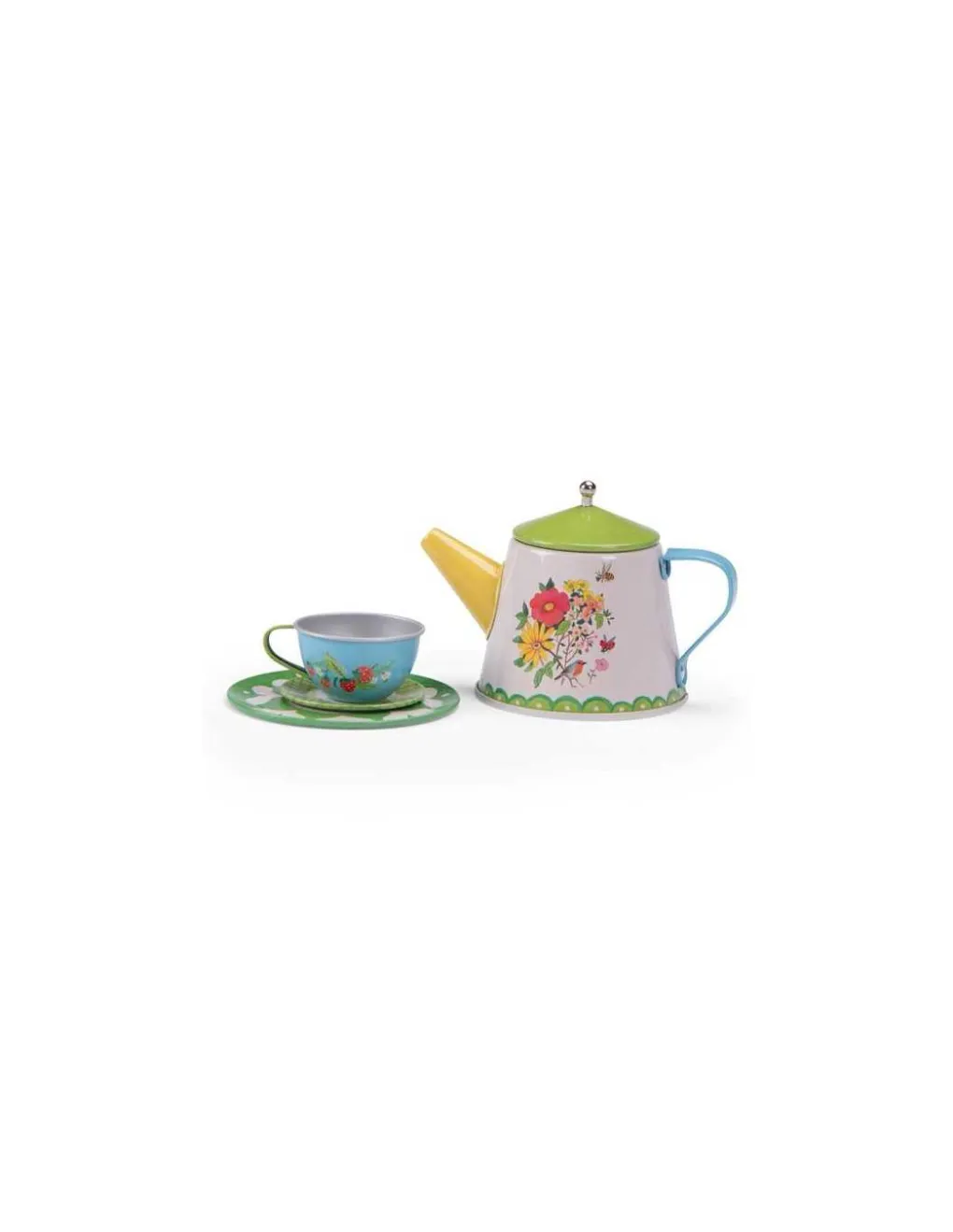 Moulin Roty Valise dinette thé métal La Grande Famille - Discount