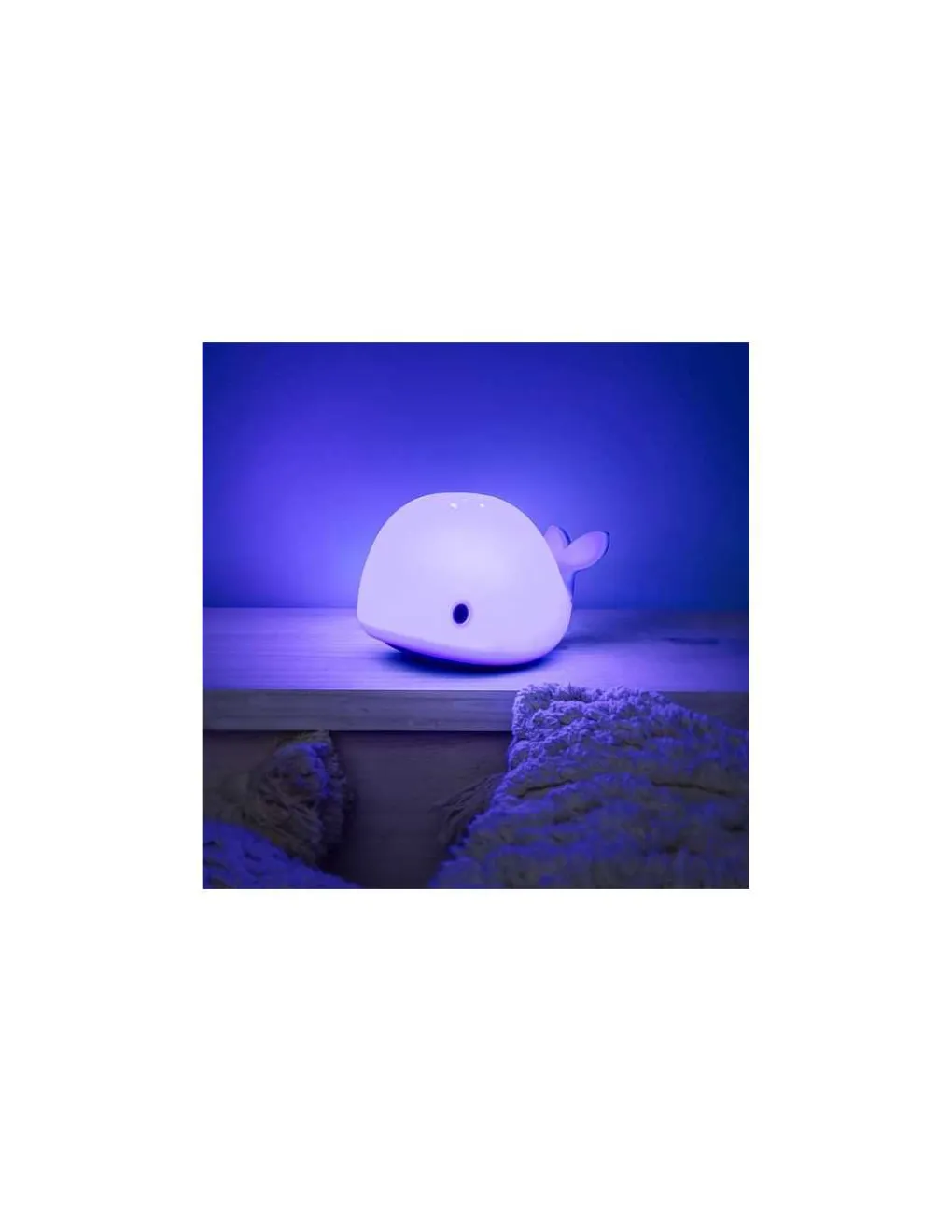 LittLe L Veilleuse baleine bleue projecteur d'étoiles New