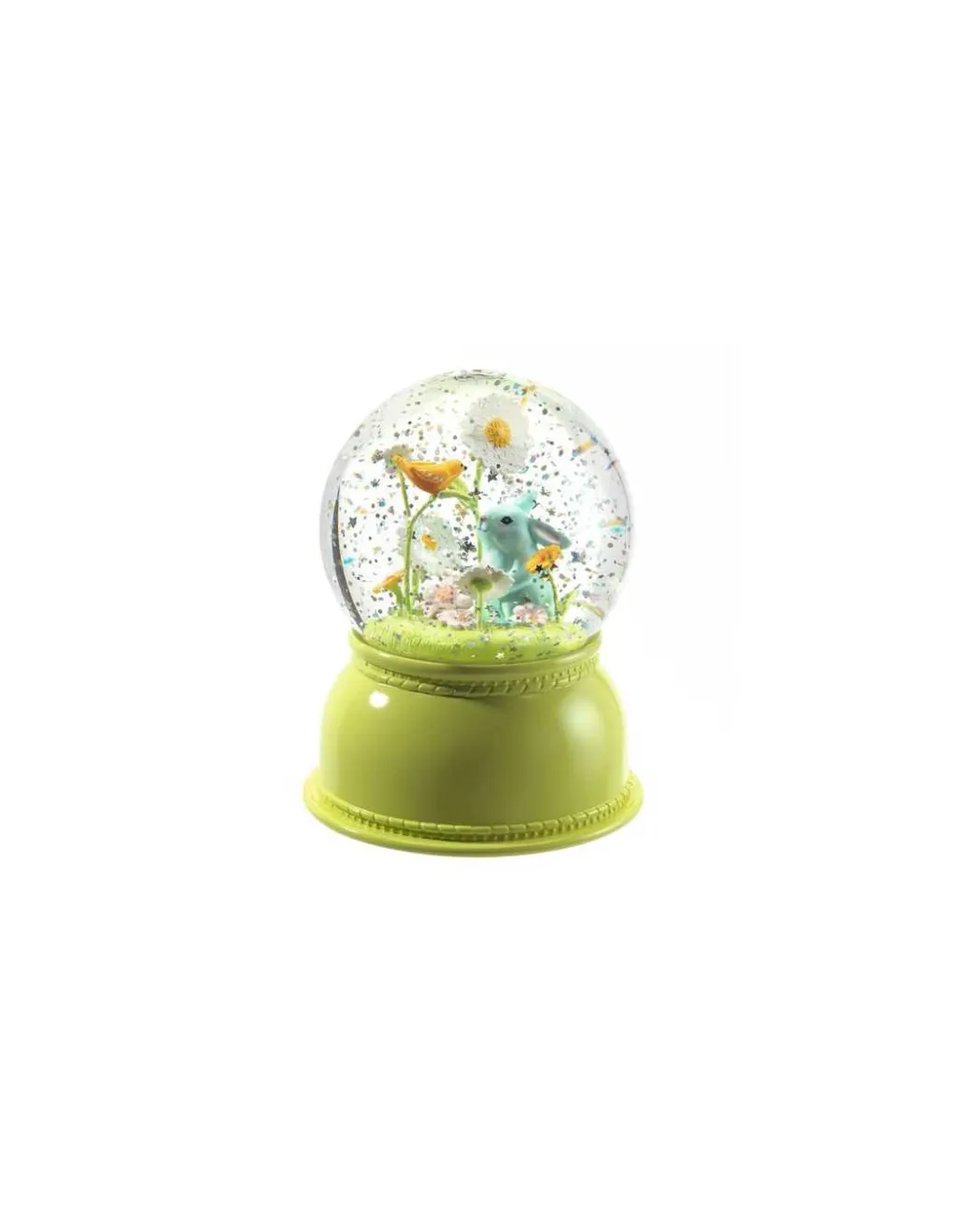 Little Big Room by Djeco Veilleuse boule à neige Lapin - Djeco New