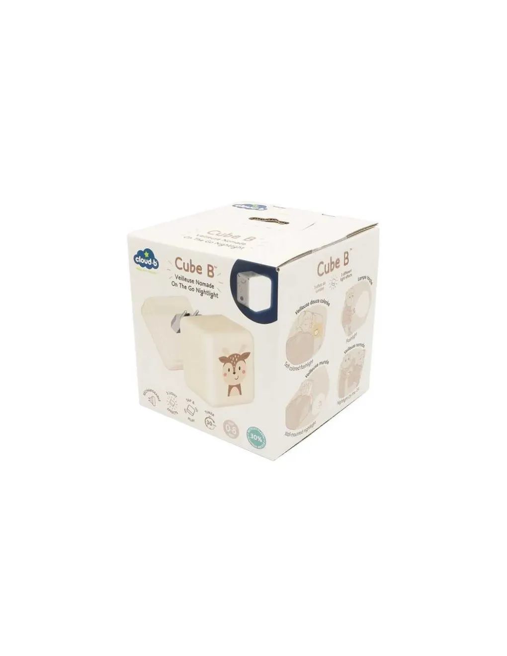 Cloud b Veilleuse Cube B Finley le faon - Outlet