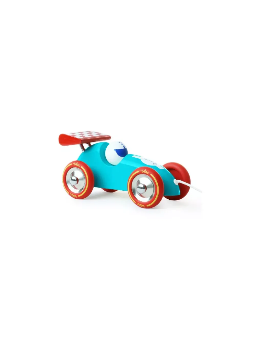 Vilac Voiture de course turquoise et rouge - Online