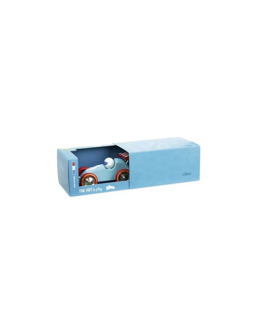 Vilac Voiture de course turquoise et rouge - Online
