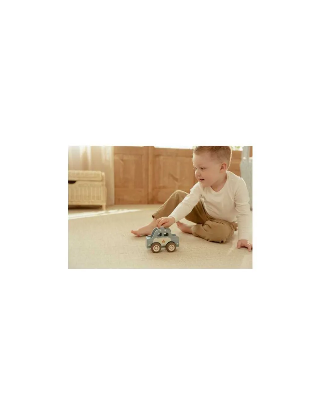 Little Dutch Voiture de police en bois - Clearance