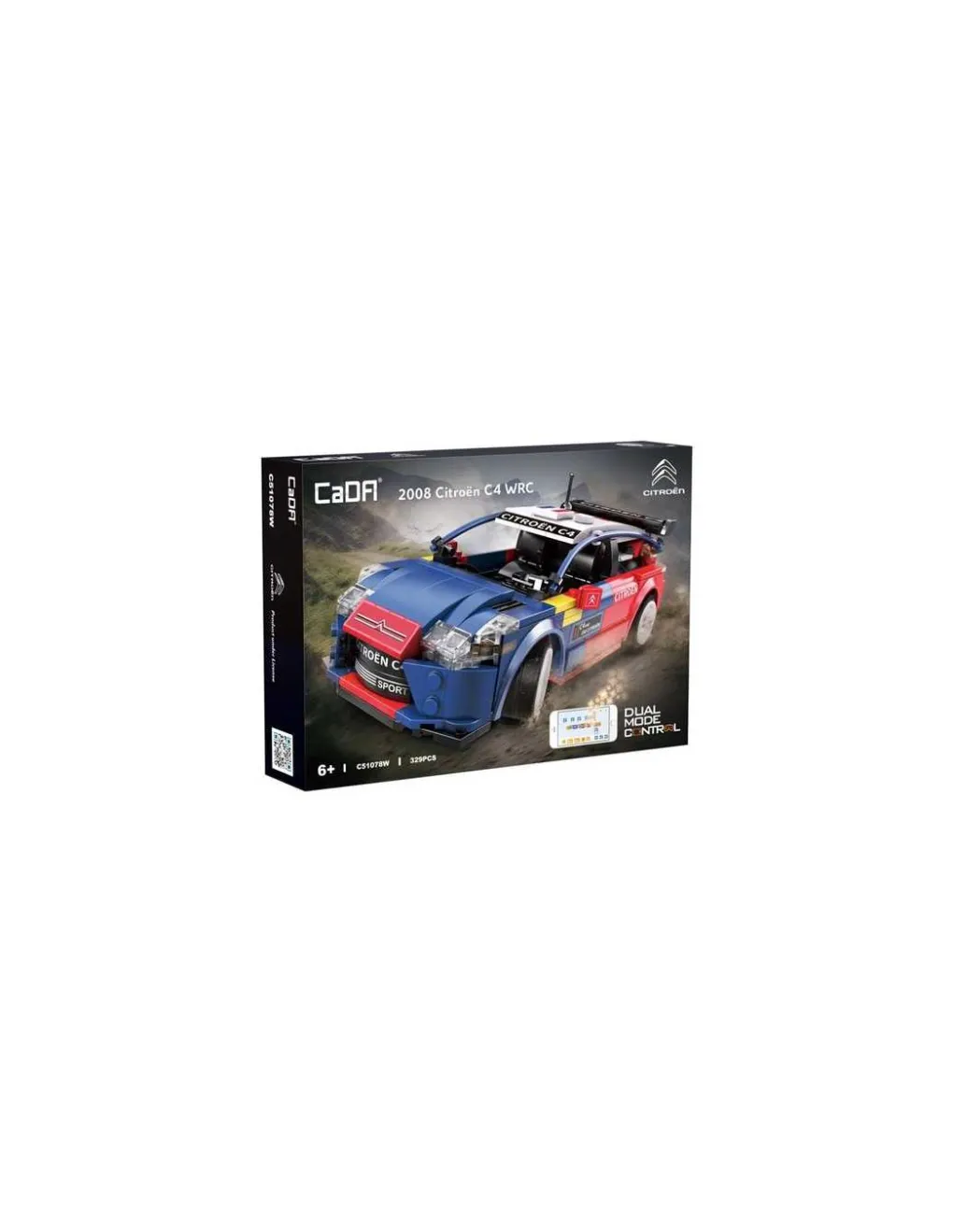 CaDA Bricks Voiture de rallye Citroën C4 WRC 2008 329 pièces - CaDA Sale