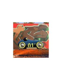 Vilac Voiture en bois Old sport Compet’ bleu nuit - Hot