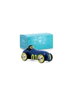 Vilac Voiture en bois Old sport Compet’ bleu nuit - Hot