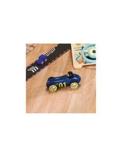 Vilac Voiture en bois Old sport Compet’ bleu nuit - Hot