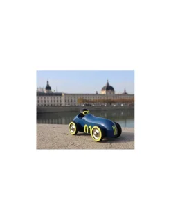 Vilac Voiture en bois Old sport Compet’ bleu nuit - Hot