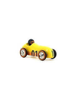 Vilac Voiture en bois Old sport Compet’ jaune - Discount