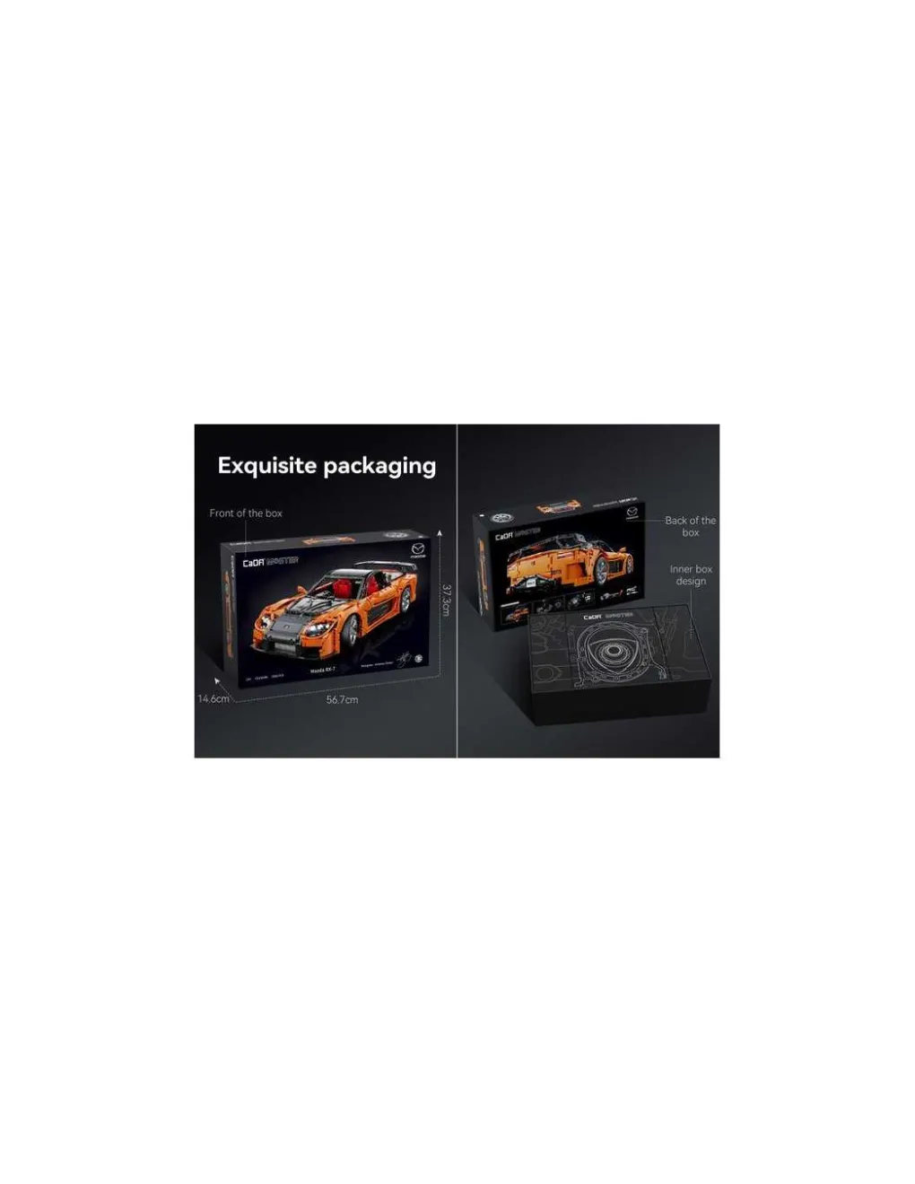 CaDA Bricks Voiture Mazda RX-7 3305 pièces - CaDA Master